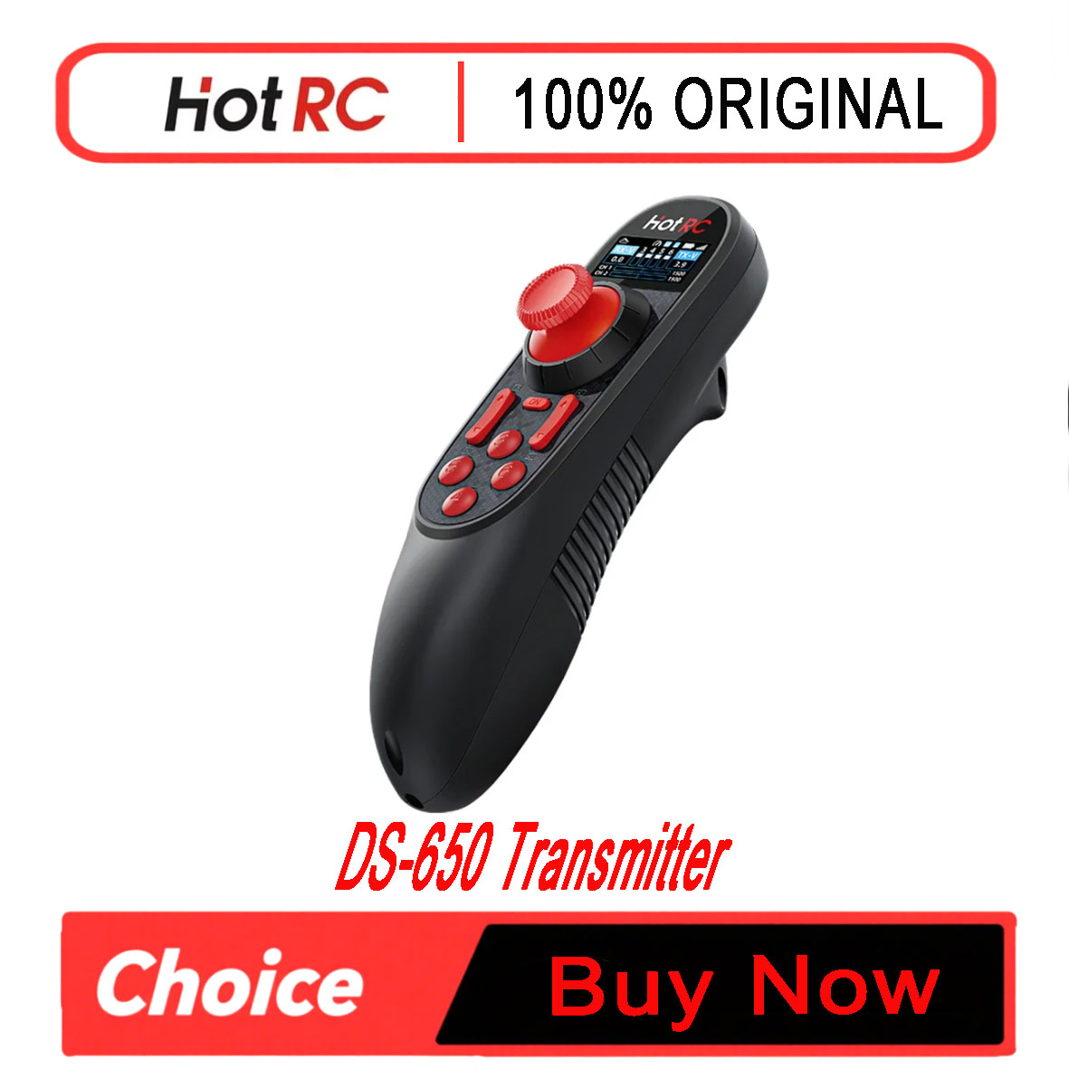 Radio Transmitter 6Ch - NEW HOTRC DS-650 6CH 2.4G Radio