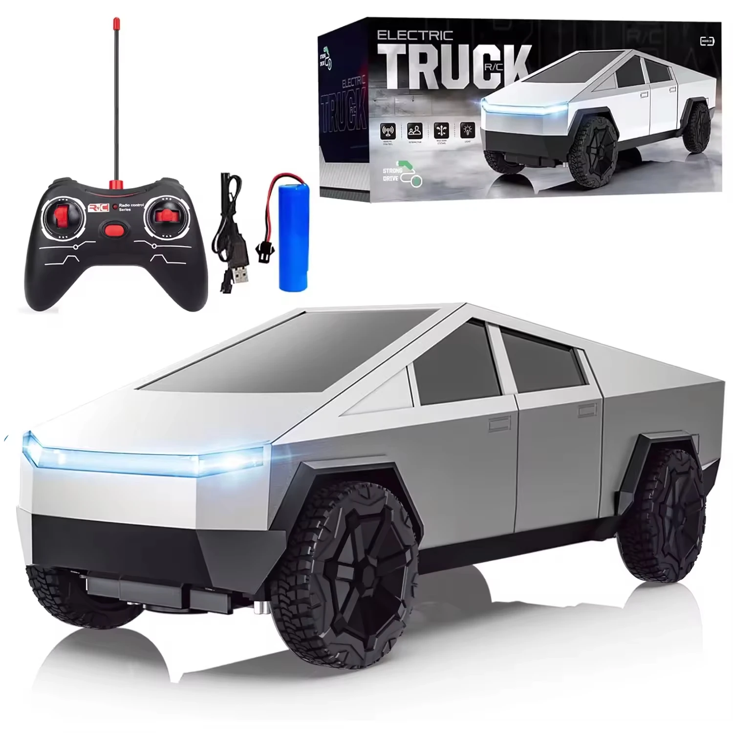Led Light Kit Rc - 1:24 RC Cybertruck Pickup 4WD Off-Road