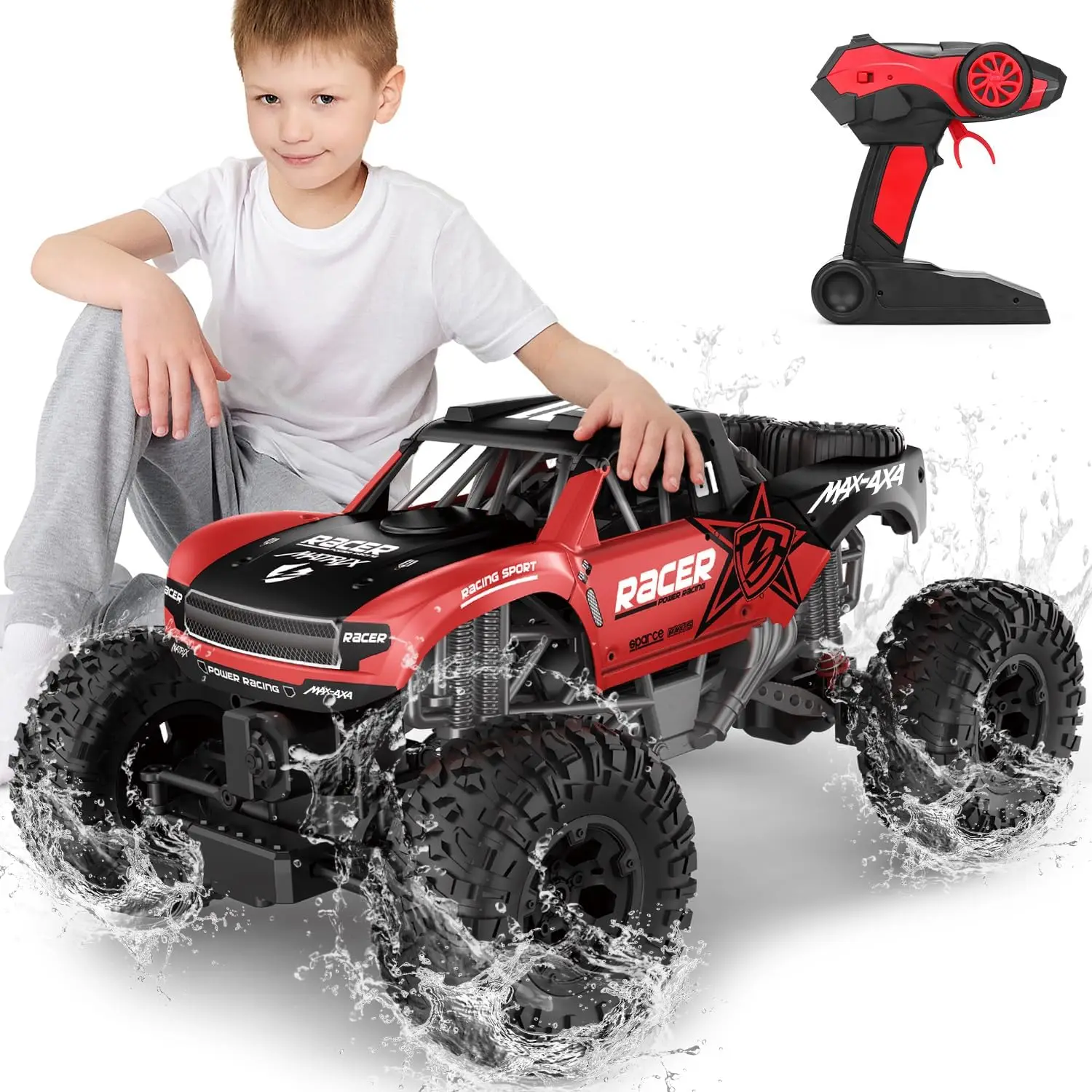 Rc Hobby Grade Truck - RC Trucks 4x4 Offroad Waterproof -