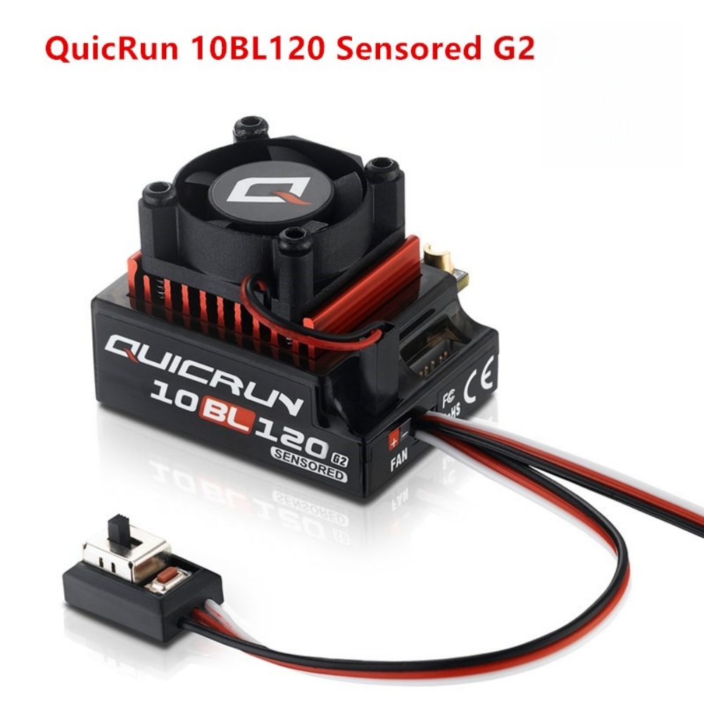 Rc Hobby Parts - FATJAY Hobbywing QUICRUN-10BL-120-G2 120A ESC Sensored