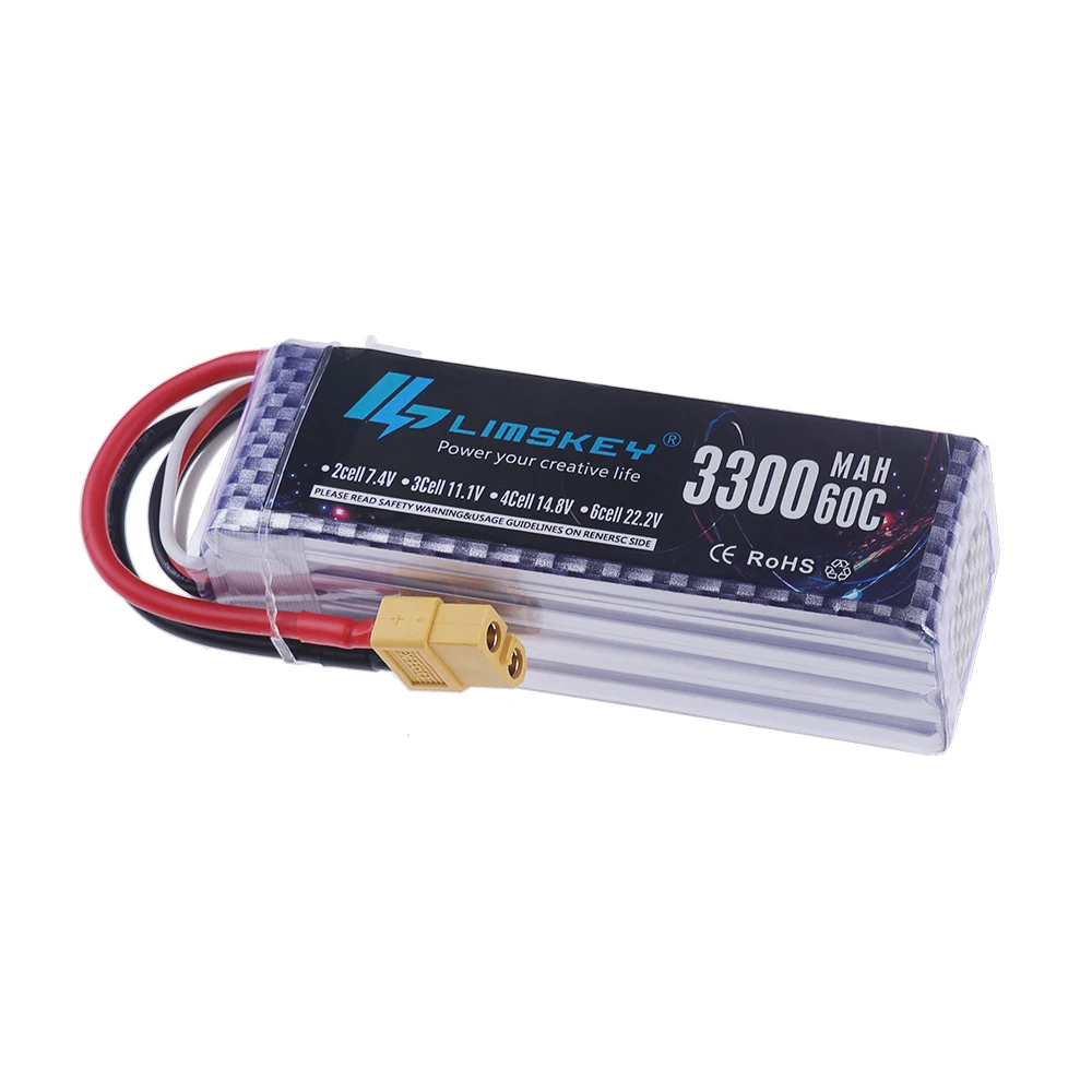 4S LiPo Battery 14.8V 3300mAh  - Hobby Rc Quadcopters & Multirotors recension och pris