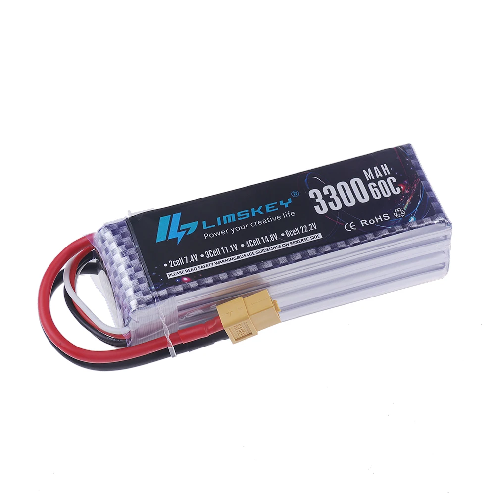 4S LiPo Battery 14.8V 3300mAh  - Hobby Rc Quadcopters & Multirotors recension och pris