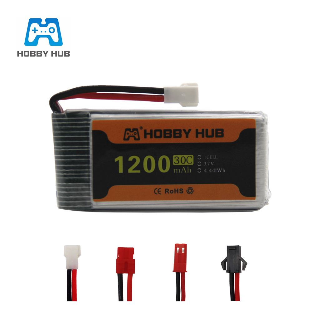 3.7V 1200mAh 30C Lipo Battery  - Hobby Rc Quadcopters & Multirotors recension och pris
