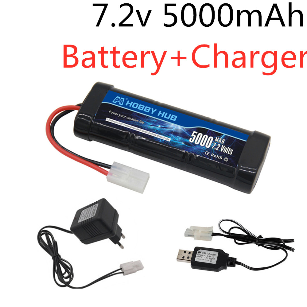7.2V 5000mAh Ni-MH Battery Pac - Rc Hobby Grade Car recension och pris