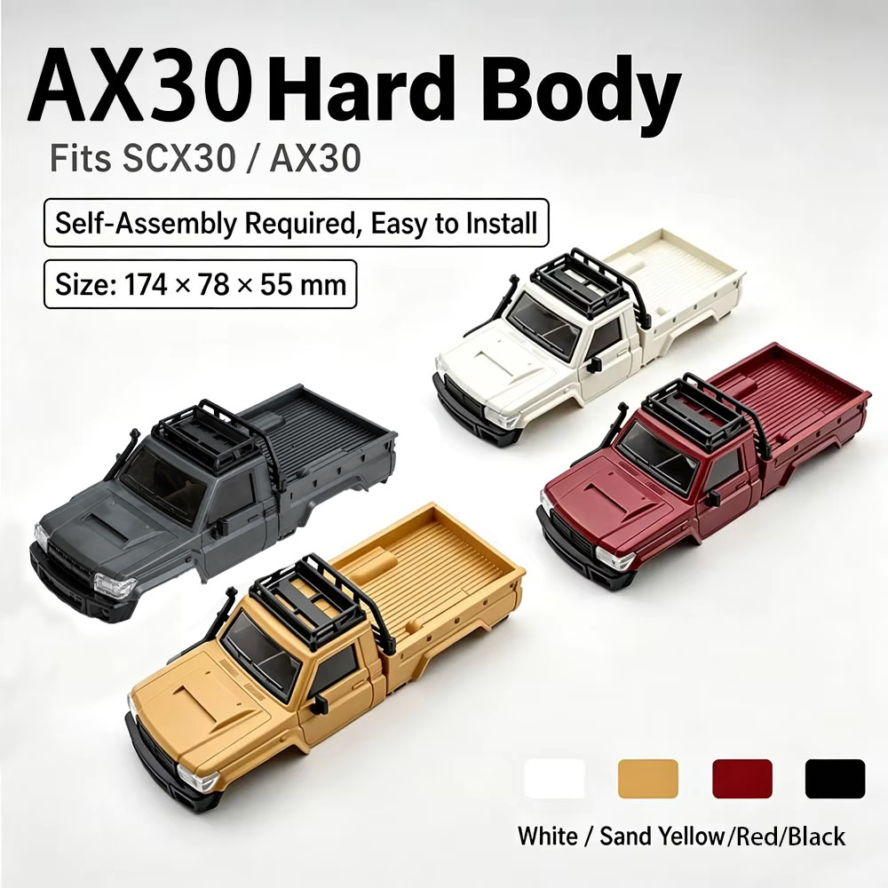 AX30 Pickup Hard Body Shell Fo - Rc Hobby Grade Truck recension och pris