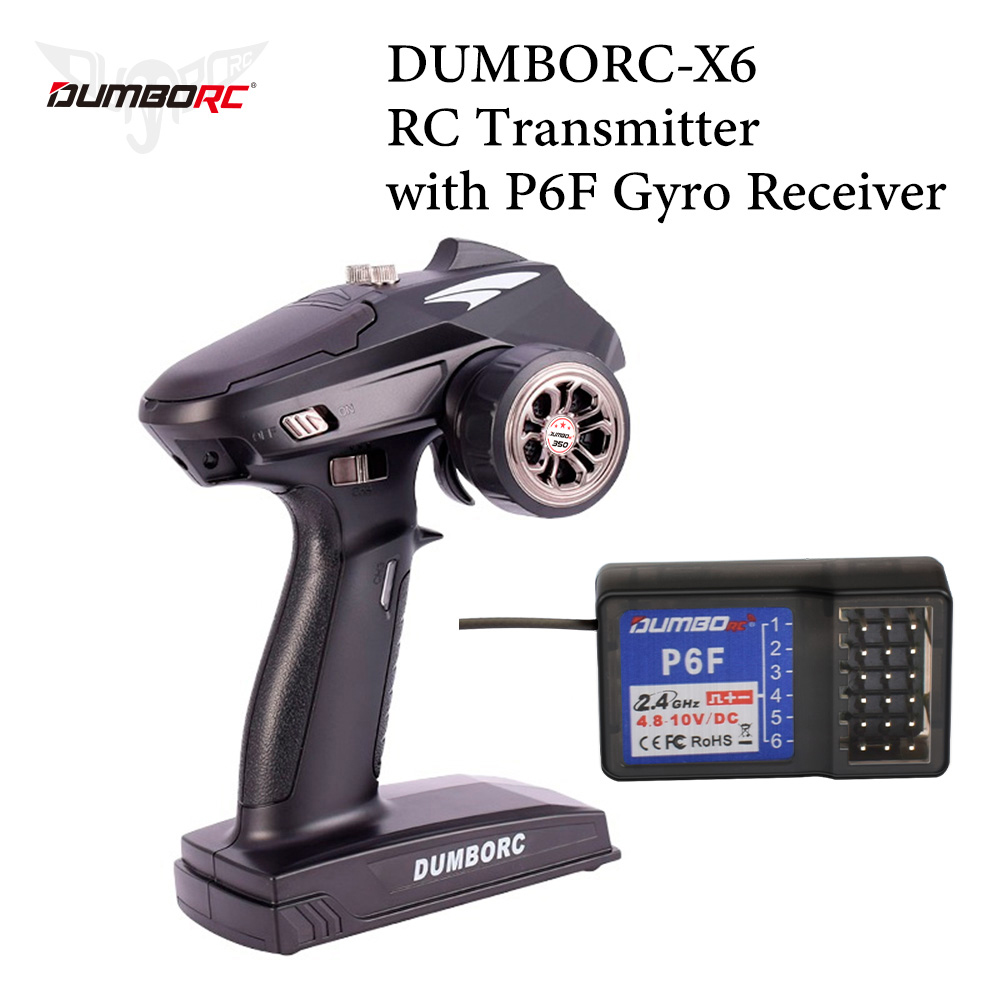DUMBORC X6P 6CH 2.4G RC Radio  - Radio Transmitter 6Ch recension och pris