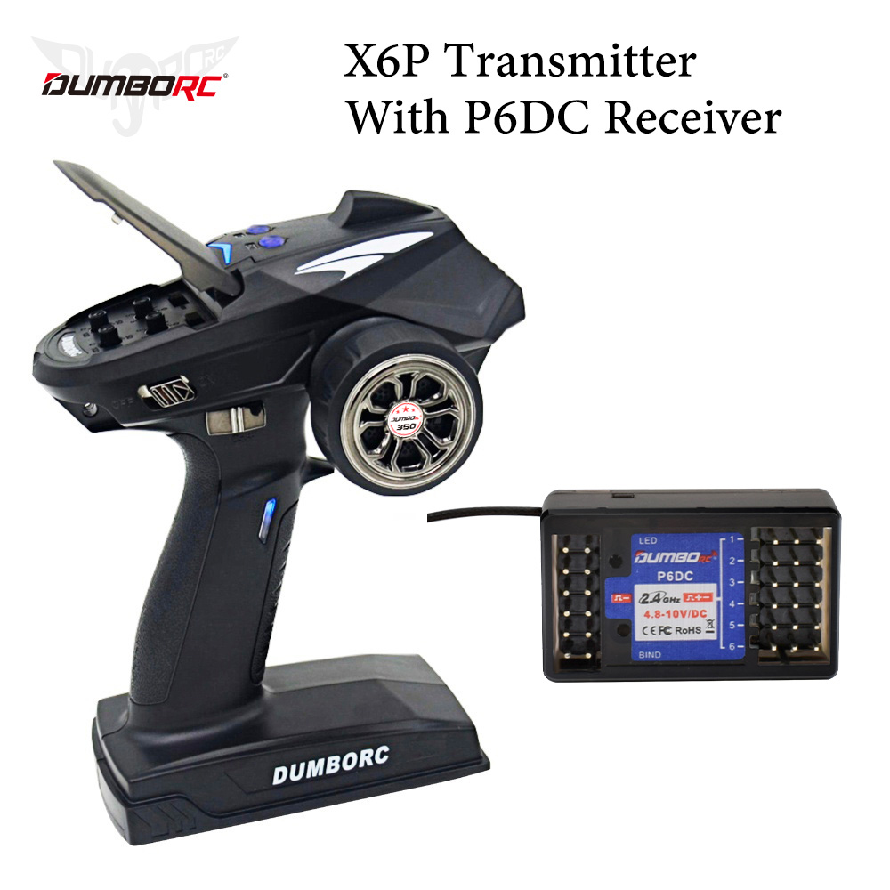 DUMBORC X6P 6CH 2.4G RC Radio  - Radio Transmitter 6Ch recension och pris