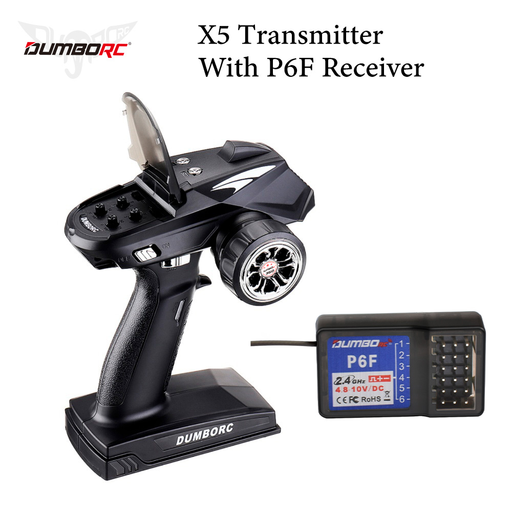 DUMBORC X6P 6CH 2.4G RC Radio  - Radio Transmitter 6Ch recension och pris