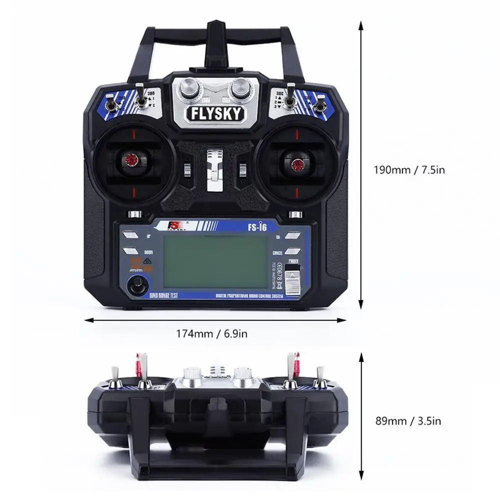 FLYSKY FS- I6 6CH 2.4G RC Tran - Radio Transmitter 6Ch recension och pris