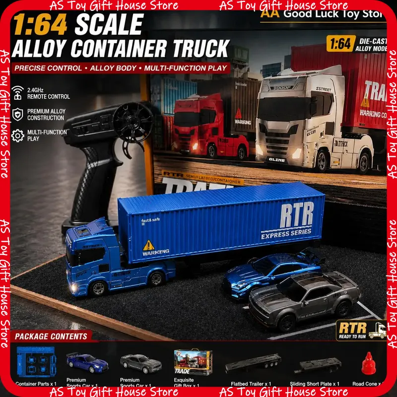 Rtr 1 64 Scale Rc Trailer Truc - Rc Hobby Grade Truck recension och pris