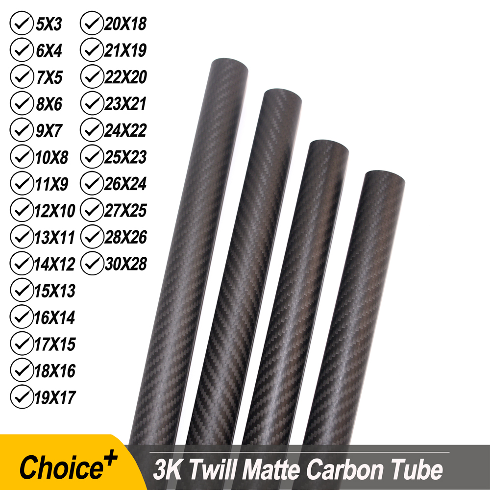 2Pcs 3K Pure Carbon Fiber Tube - Rc Hobby Youtube recension och pris