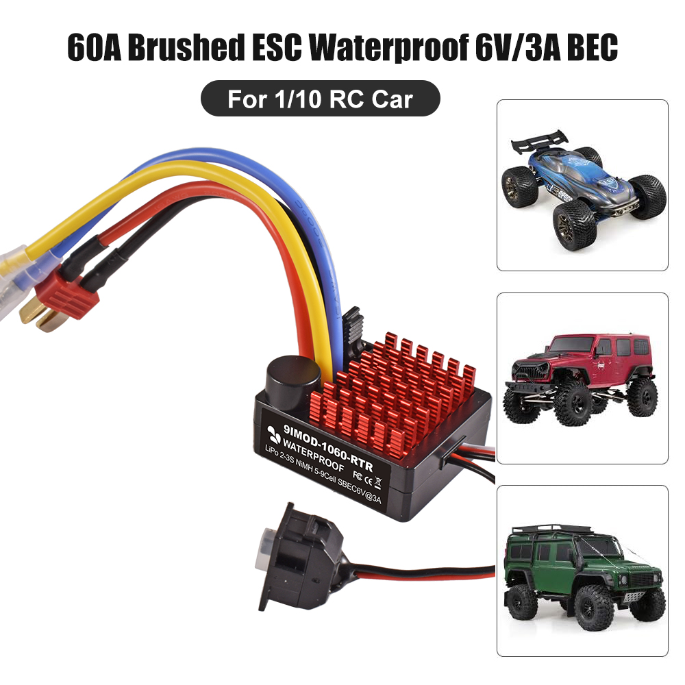9IMOD 1060 RTR 60A ESC Brushed - Rc Hobby Shop recension och pris