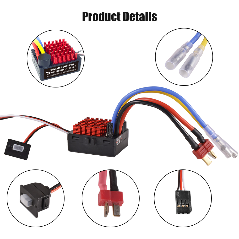 9IMOD 1060 RTR 60A ESC Brushed - Rc Hobby Shop recension och pris