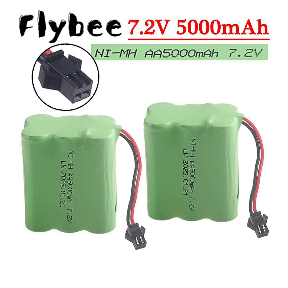 (SM-2P Plug) 7.2V 5000mah NiMH - Rc Hobby Parts recension och pris
