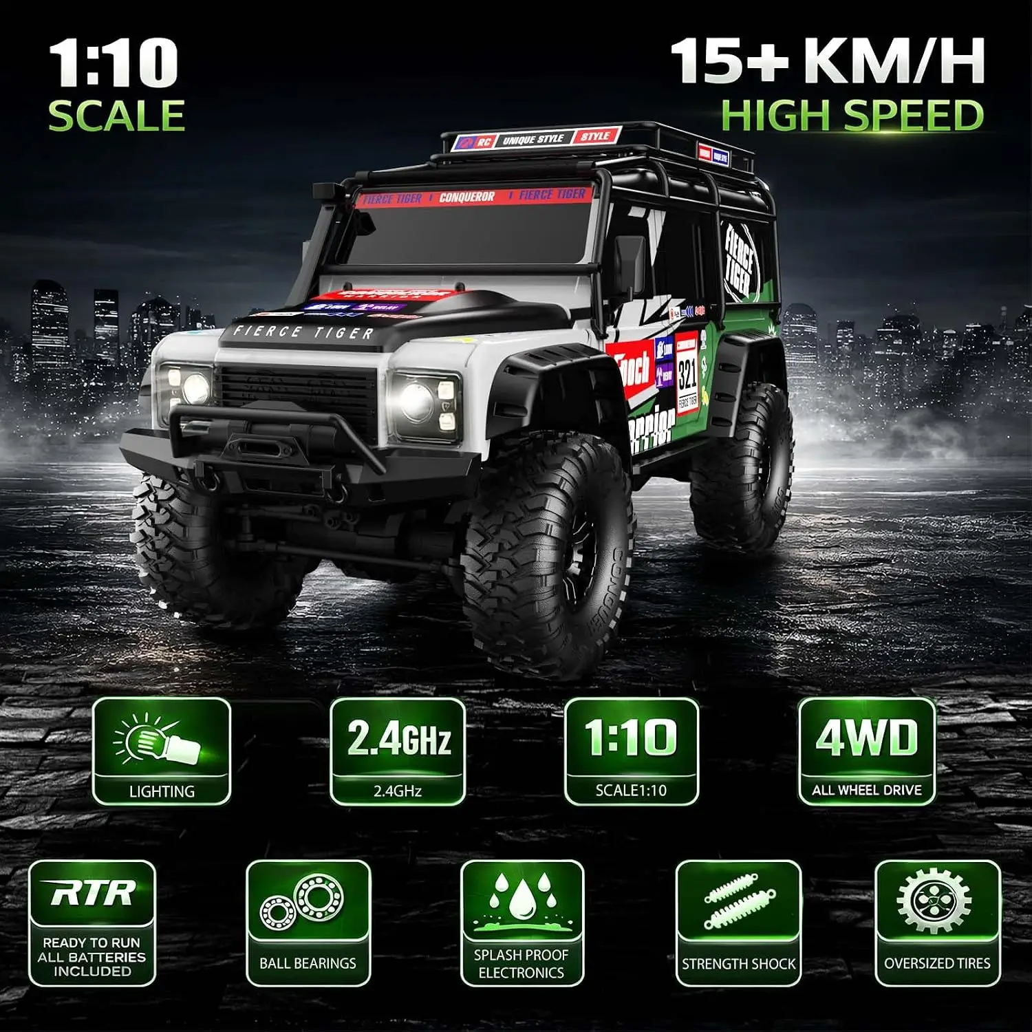 RC Cars RC Crawler 1/10 Scale  - Rc Hobby Grade Car recension och pris