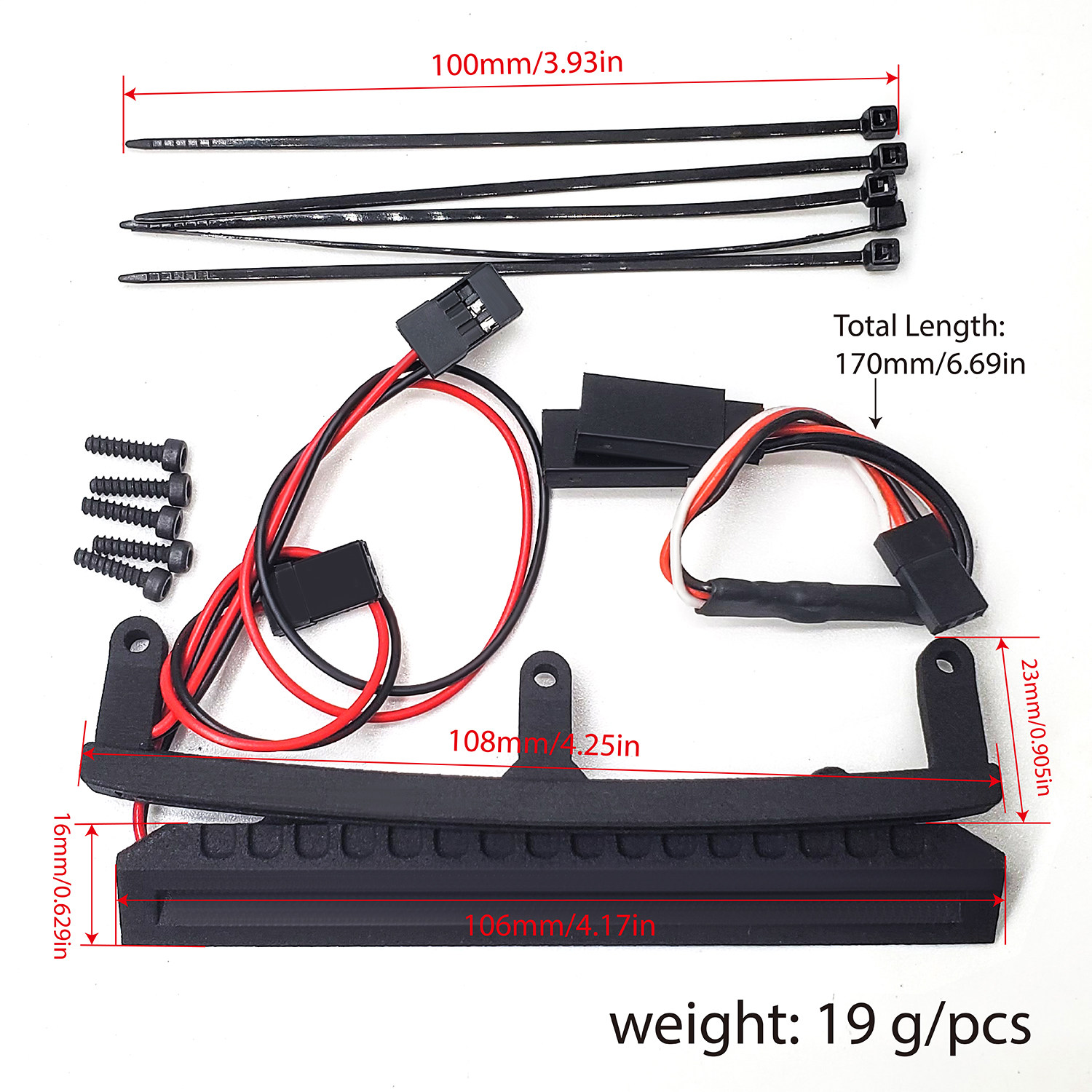 RC Lamp Kit For TRAXXAS Mini S - Led Light Kit Rc recension och pris