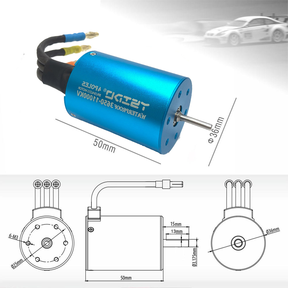 YSIDO 3650 Brushless Motor 60A - Rc Hobby Shop recension och pris