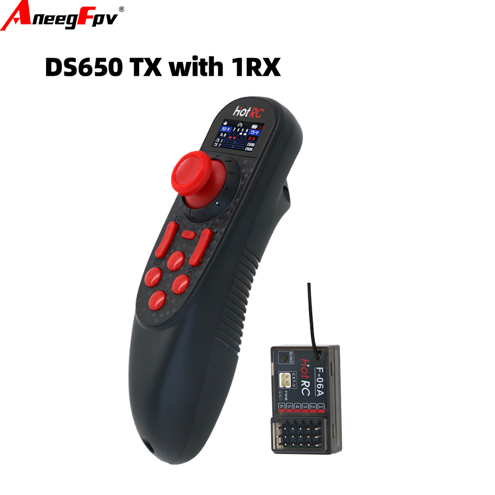HOTRC Hot RC DS-650 DS 650 6CH - Radio Transmitter 6Ch recension och pris