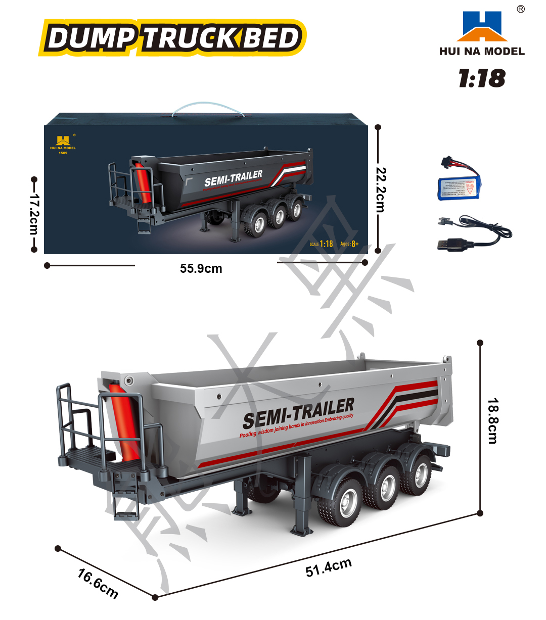 2026 New Huina 1509 RC Truck & - Rc Hobby Grade Truck recension och pris