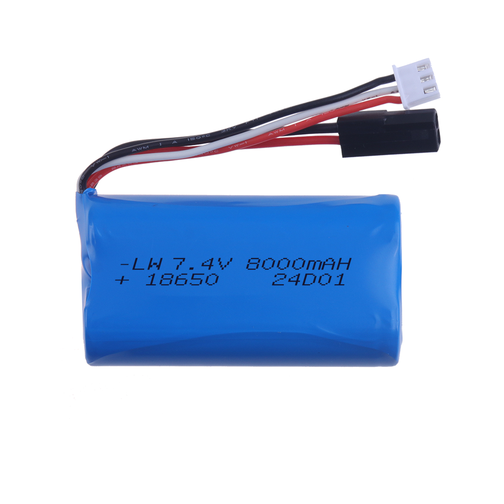 (5500 Plug) 18650 7.4V 8000Mah - Rc Hobby Parts recension och pris