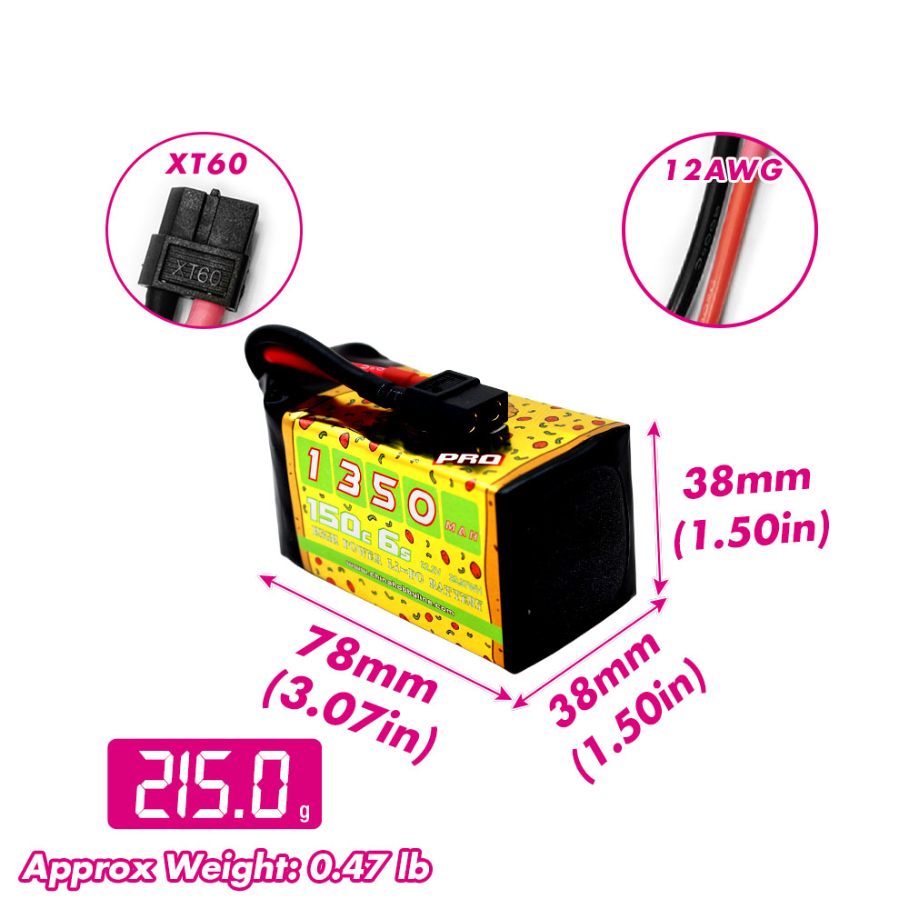 2PCS CNHL 6S 22.2V Lipo Batter - Hobby Rc Quadcopters & Multirotors recension och pris