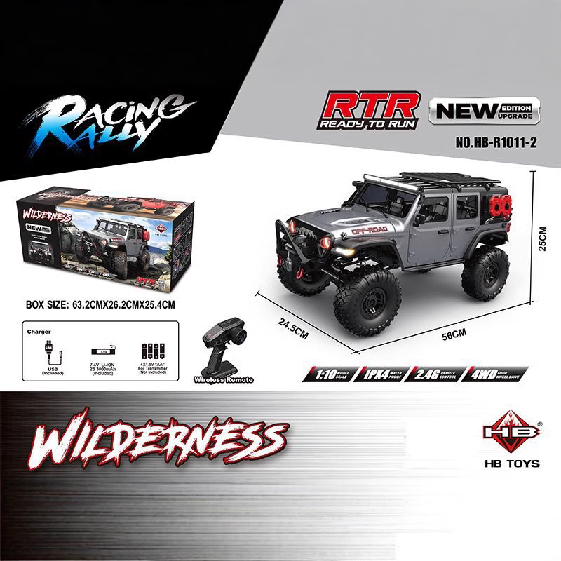 HB 1/10 4WD R1011 New Upgraded - Rc Hobby Grade Car recension och pris