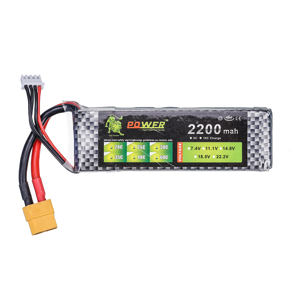 3S 11.1V 2200mAh 35C Lipo Batt - Hobby Rc Quadcopters & Multirotors recension och pris