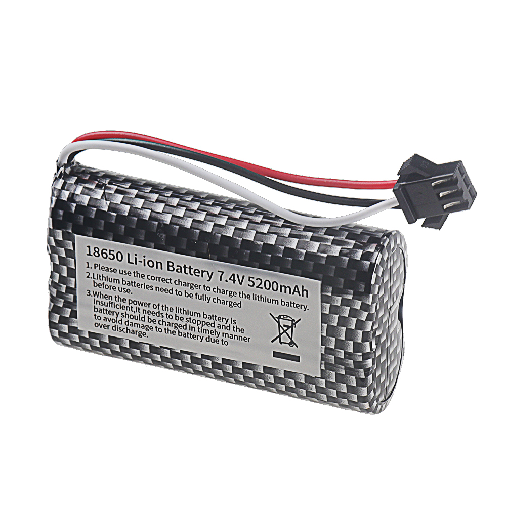18650 Li-ion 7.4V 5200mAh Batt - Rc Hobby Parts recension och pris