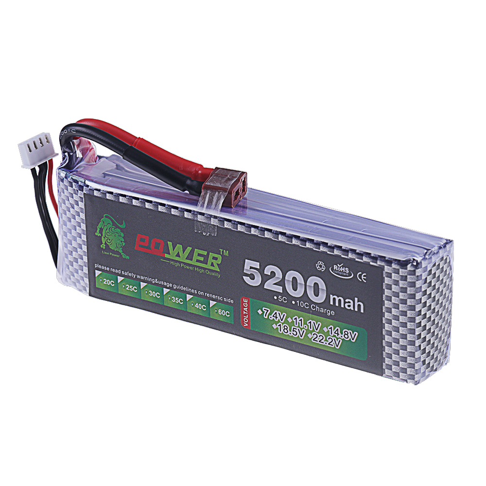 3S Lipo Battery 11.1V 5200mah  - Hobby Rc Quadcopters & Multirotors recension och pris